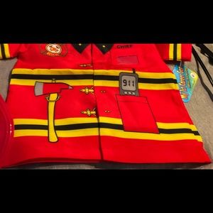 Fun Firefighter suit. For kids that love being a firefighter. New!